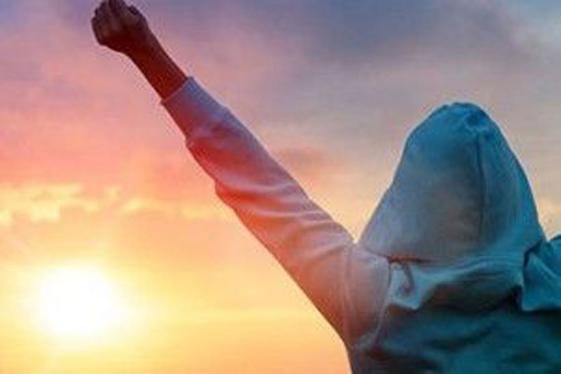 Zog Interesse Sonnenaufgang